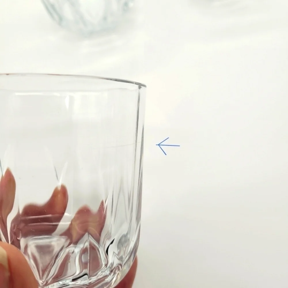 Pasabahce Vertical Ridges Old Fashioned Rocks Glasses x5​​​